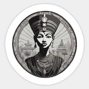 Queen Nefertiti Sticker